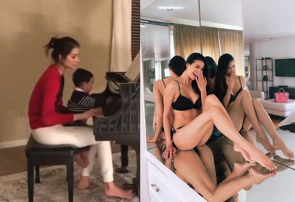 Phạm Hương để lộ hình thể gầy gò sau sinh