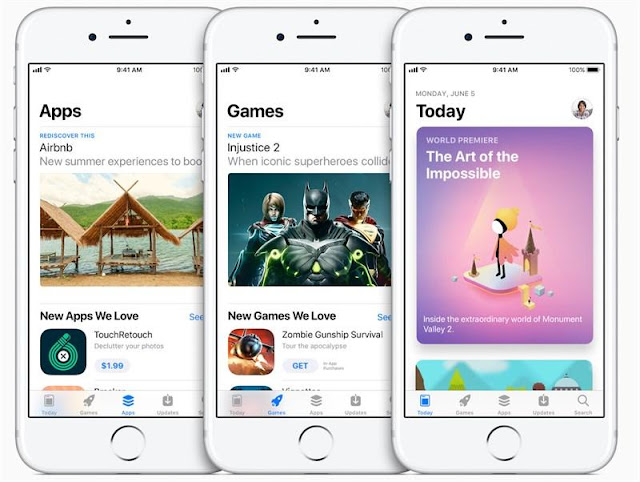 Giao diện Appstore hoàn toàn mới